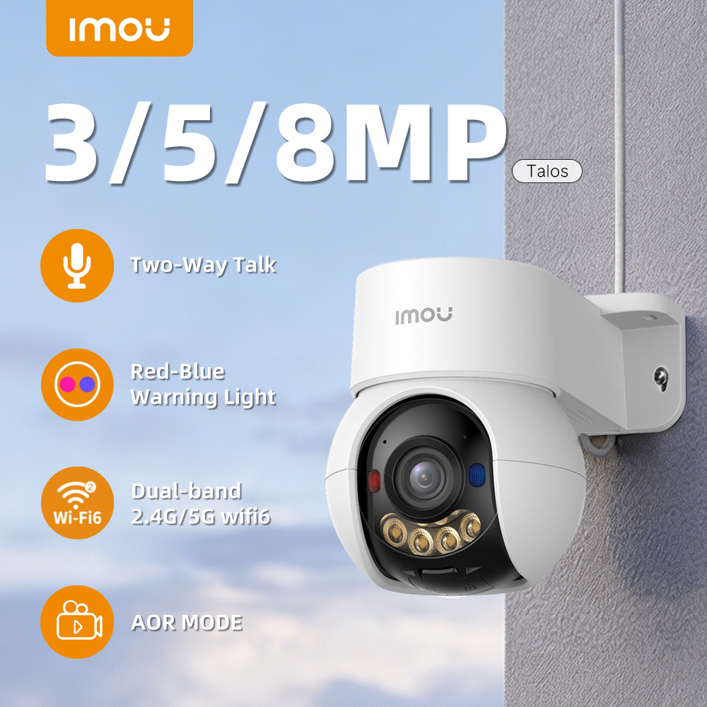 Eufy Camera E220 - IMOU Talos 3/5/8MP 2K/3K/4K Telecamera di