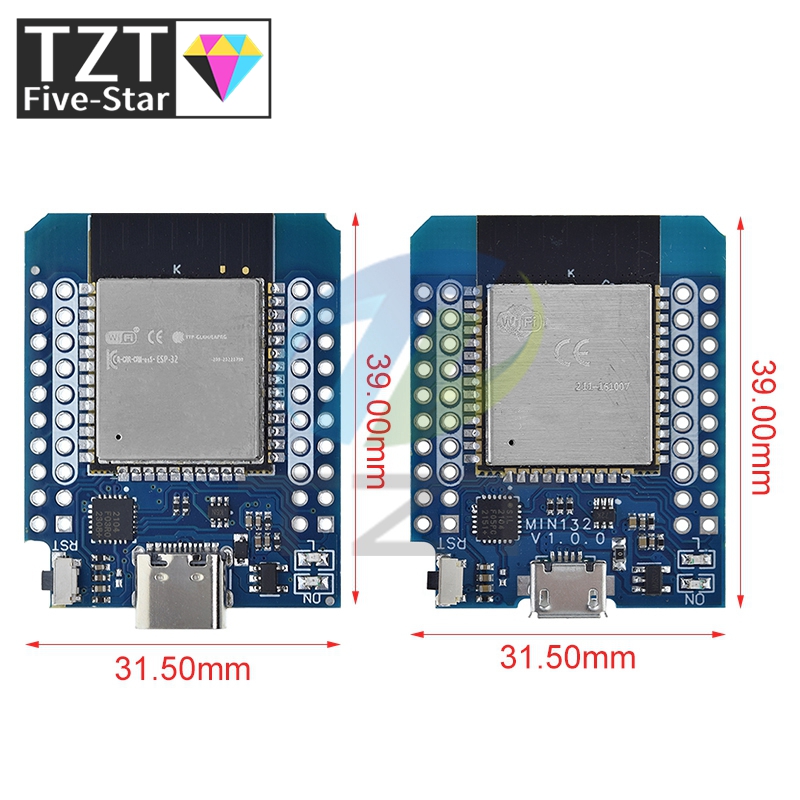 TZT 1/3PCS Per Wemos Mini D1 E - Smart Garden Esp32 recensione e prezzo